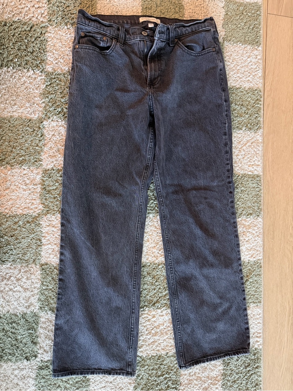 Abercrombie & Fitch baggy Straight-Leg Jeans